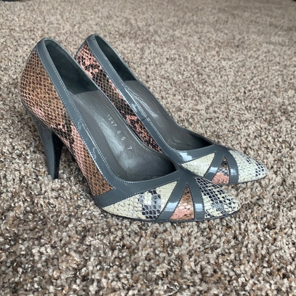 Jeffery Campbell heels in excellent condition.  Size 7